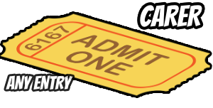 Carer with evidence - Anytime Entry